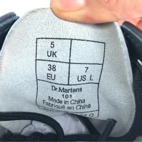 Dr Martens 101 Wanderlust Floral Leather Lace Up Ankle Boots Women’s 7 Shoes - Picture 13 of 13